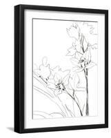 Sketch Lines - Bloom-Kristine Hegre-Framed Giclee Print