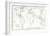 Sketch Map II Border-Sue Schlabach-Framed Art Print