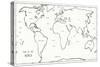 Sketch Map II Border-Sue Schlabach-Stretched Canvas