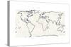 Sketch Map Navy-Sue Schlabach-Stretched Canvas