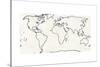 Sketch Map Navy-Sue Schlabach-Stretched Canvas