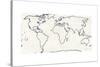 Sketch Map Navy-Sue Schlabach-Stretched Canvas