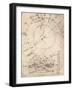 Sketch map of Milan, c1472-c1519 (1883)-Leonardo Da Vinci-Framed Giclee Print