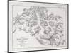 Sketch Map of Mount Everest from Surveys by Major Wheeler in 1921 with Addi-English School-Mounted Giclee Print