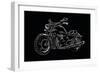 Sketch Motorcycle-Trankvilizator-Framed Premium Giclee Print