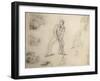 Sketch of a A Cricketer-George Frederick Watts-Framed Giclee Print