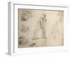 Sketch of a A Cricketer-George Frederick Watts-Framed Giclee Print