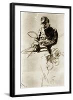 Sketch of a Cavalry Soldier (Civil War)-Winslow Homer-Framed Giclee Print