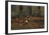 Sketch of a Cottage Yard, c.1876-Winslow Homer-Framed Giclee Print