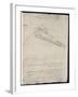 Sketch of a Design for a Flying Machine-Leonardo da Vinci-Framed Photographic Print