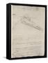 Sketch of a Design for a Flying Machine-Leonardo da Vinci-Framed Stretched Canvas