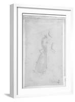 Sketch of a Female Figure, 1888-Walter Richard Sickert-Framed Giclee Print