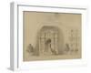 Sketch of a Fountain-Gabriel Davioud-Framed Giclee Print