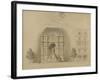 Sketch of a Fountain-Gabriel Davioud-Framed Giclee Print