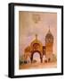 Sketch of a Gate in Kiev, One of the "Pictures at an Exhibition"-Viktor Aleksandrovich Gartman-Framed Giclee Print