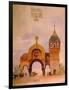 Sketch of a Gate in Kiev, One of the "Pictures at an Exhibition"-Viktor Aleksandrovich Gartman-Framed Giclee Print