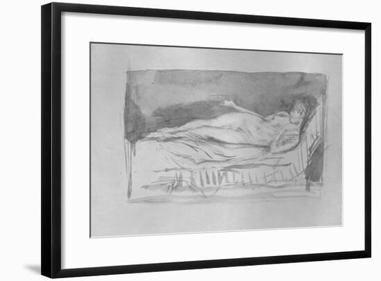 'Sketch of a Girl, Nude', c1878-James Abbott McNeill Whistler-Framed Giclee Print