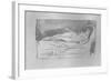 'Sketch of a Girl, Nude', c1878-James Abbott McNeill Whistler-Framed Giclee Print