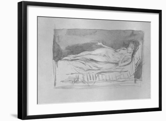 'Sketch of a Girl, Nude', c1878-James Abbott McNeill Whistler-Framed Giclee Print