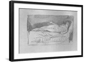 'Sketch of a Girl, Nude', c1878-James Abbott McNeill Whistler-Framed Giclee Print