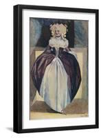 'Sketch of a Lady', c18th century-Henry Fuseli-Framed Premium Giclee Print