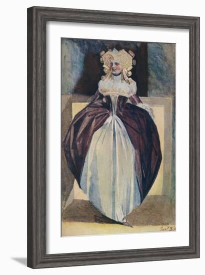 'Sketch of a Lady', c18th century-Henry Fuseli-Framed Giclee Print