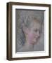 'Sketch of a Lady's Head', c1791-John Russell-Framed Premium Giclee Print