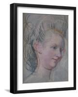 'Sketch of a Lady's Head', c1791-John Russell-Framed Giclee Print