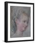 'Sketch of a Lady's Head', c1791-John Russell-Framed Giclee Print