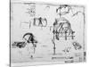 Sketch of a Perpetual Motion Device Designed by Leonardo Da Vinci, C1472-1519-Leonardo da Vinci-Stretched Canvas