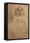 Sketch of a Square Church with Central Dome and Minaret-Leonardo da Vinci-Framed Stretched Canvas