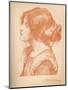 'Sketch Of A Woman' c1885, (1896)-James Abbott McNeill Whistler-Mounted Giclee Print