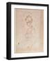 Sketch of a Woman-Michelangelo Buonarroti-Framed Giclee Print