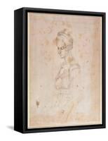Sketch of a Woman-Michelangelo Buonarroti-Framed Stretched Canvas