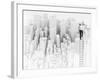 Sketch of an Architect-alphaspirit-Framed Art Print