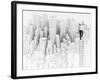 Sketch of an Architect-alphaspirit-Framed Art Print