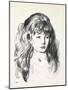 Sketch of Anne, 1923-24-George Wesley Bellows-Mounted Giclee Print