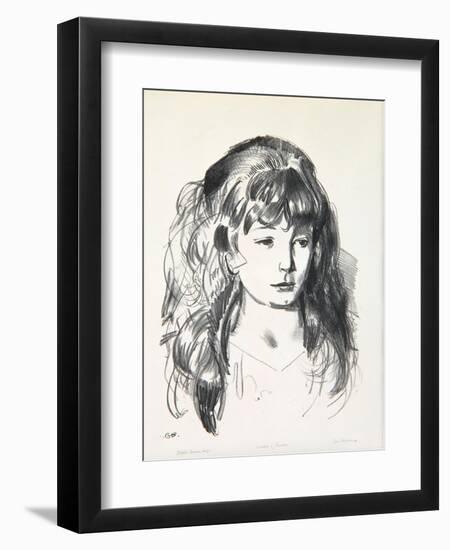 Sketch of Anne, 1923-24-George Wesley Bellows-Framed Giclee Print