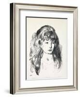 Sketch of Anne, 1923-24-George Wesley Bellows-Framed Giclee Print