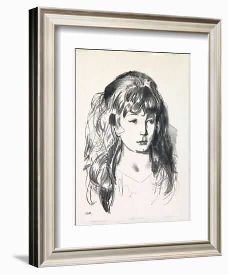 Sketch of Anne, 1923-24-George Wesley Bellows-Framed Giclee Print