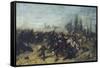 Sketch of Battle-Giovanni Fattori-Framed Stretched Canvas