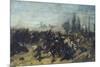 Sketch of Battle-Giovanni Fattori-Mounted Giclee Print