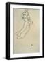 Sketch of Child, 1917-Egon Schiele-Framed Giclee Print