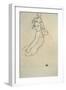 Sketch of Child, 1917-Egon Schiele-Framed Giclee Print