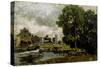 Sketch of Dedham Mill-John Constable-Stretched Canvas