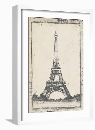 Sketch of Eiffel-Ethan Harper-Framed Art Print