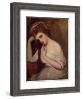 Sketch of Emma Hamilton (1761-1815), 1782-84-George Romney-Framed Giclee Print