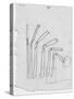 Sketch of Flexible Straw, circa late 1930s; Archives Center, NMAH-null-Stretched Canvas