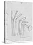 Sketch of Flexible Straw, circa late 1930s; Archives Center, NMAH-null-Stretched Canvas