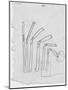 Sketch of Flexible Straw, circa late 1930s; Archives Center, NMAH-null-Mounted Art Print